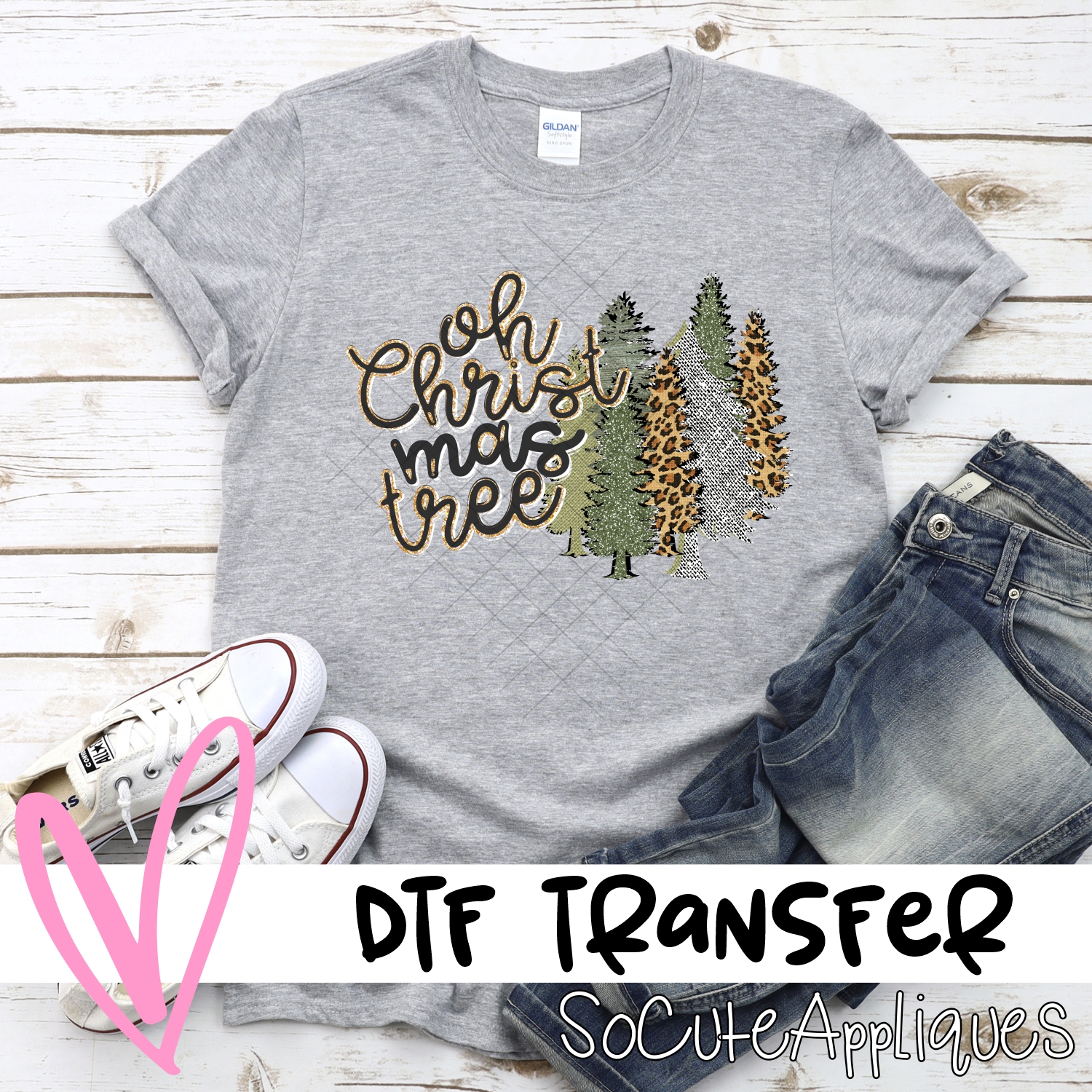 Oh Christmas tree multi tree *DTF* Transfer