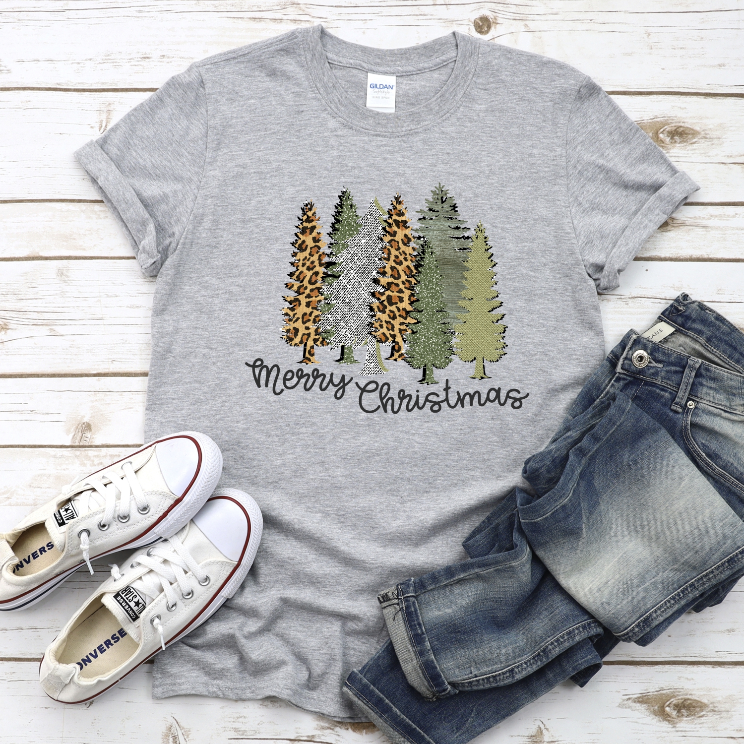 Merry Christmas multi tree *DTF* Transfer - Image 2