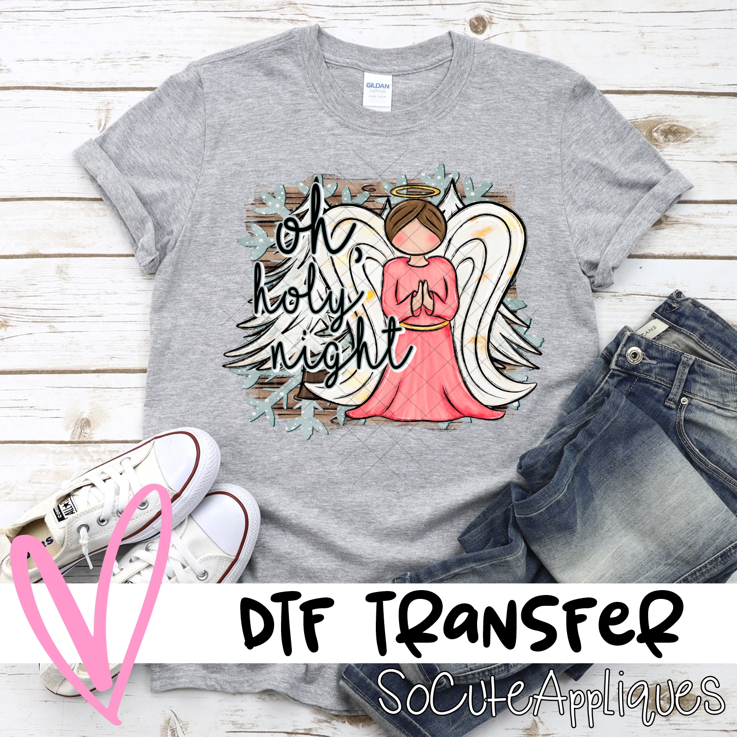 oh holy night angel *DTF* Transfer