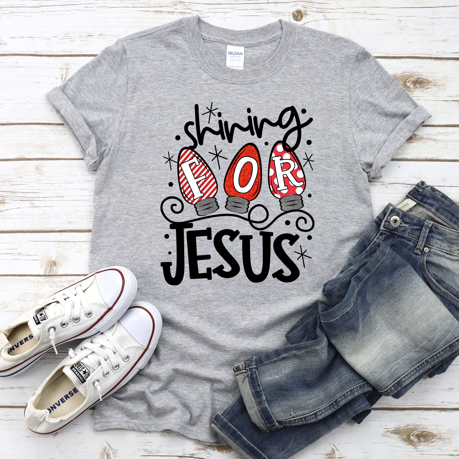 Shining for Jesus *DTF* Transfer - Image 2