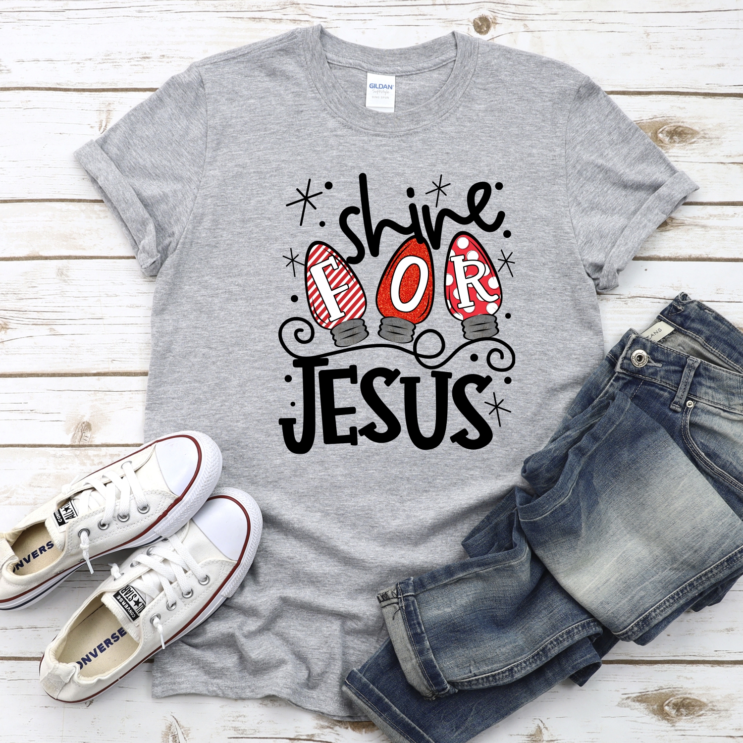 Shine for Jesus *DTF* Transfer - Image 2