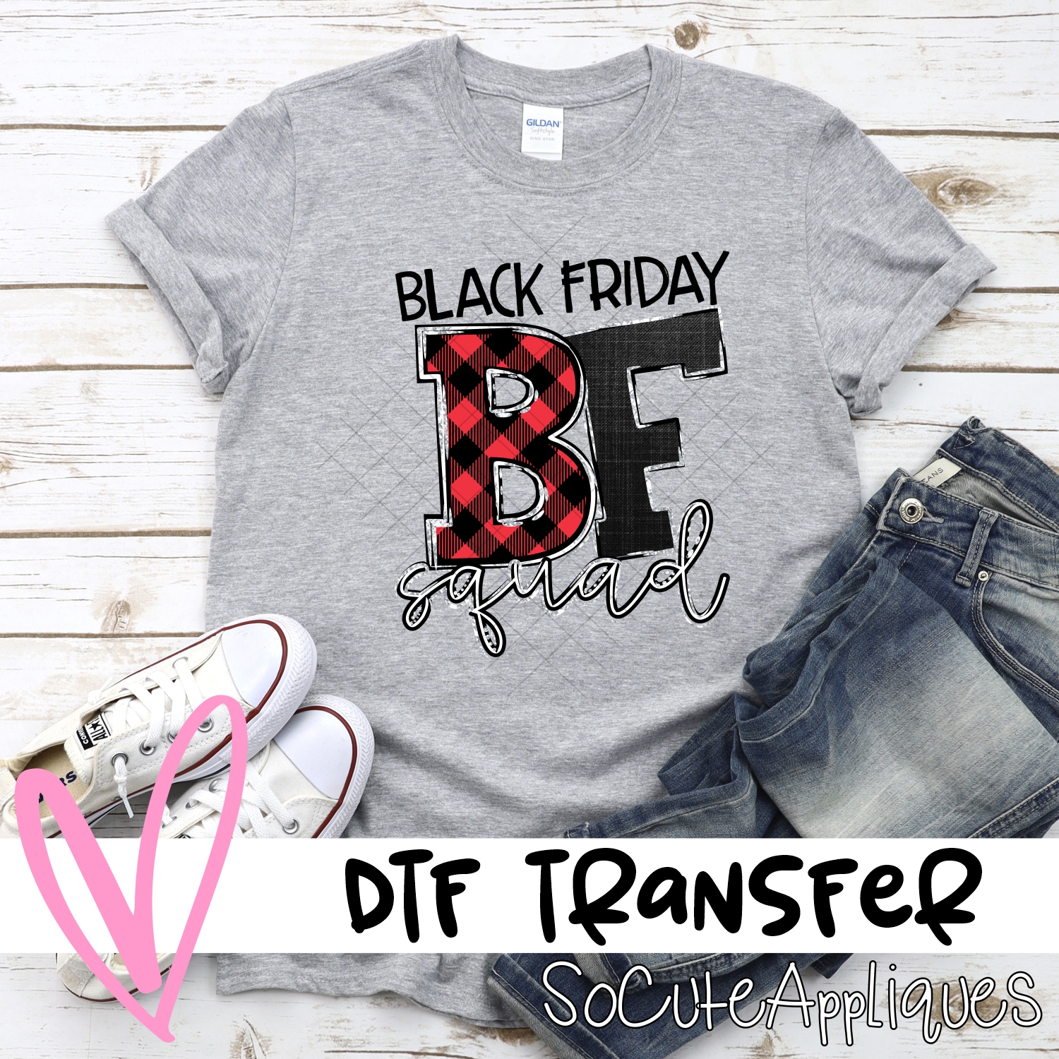 BF black friday squad *DTF* Transfer