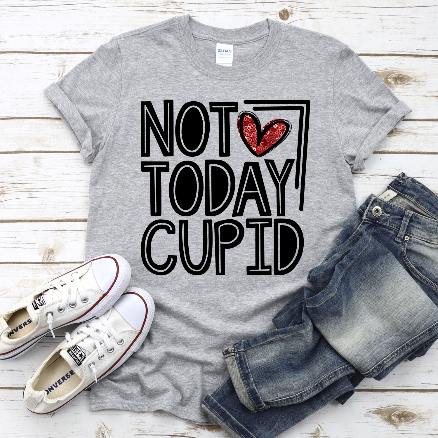 Not today cupid *DTF* Transfer - Image 2