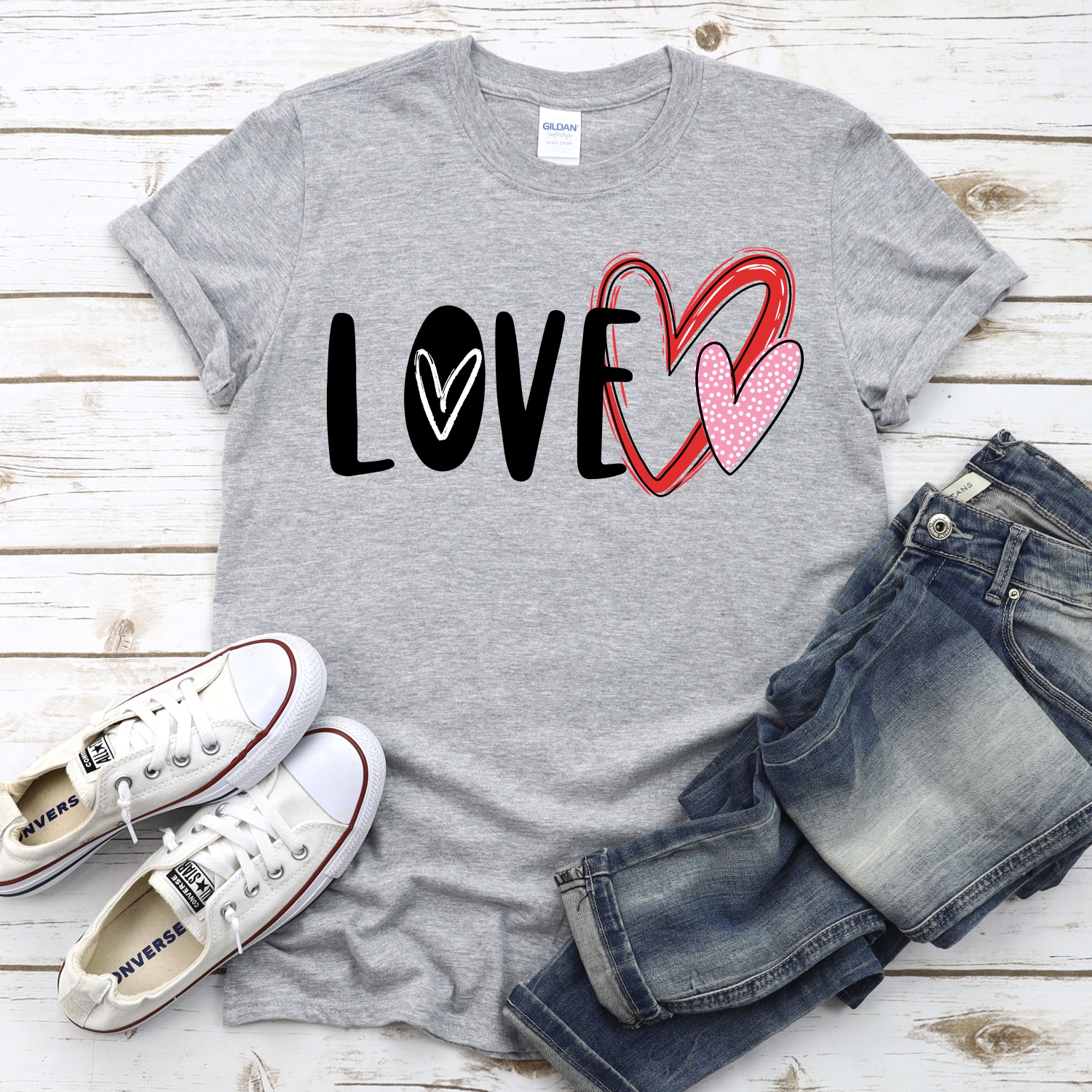 Love heart o *DTF* Transfer - Image 2