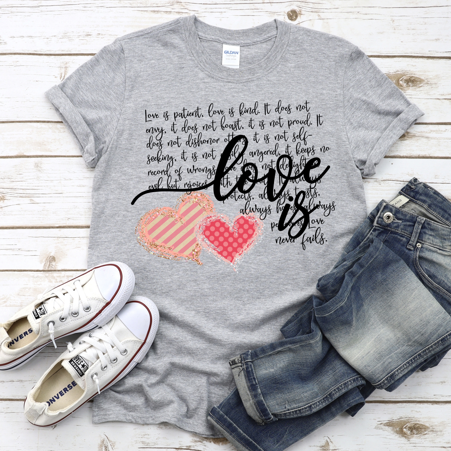 Love is *DTF* Transfer - Image 2