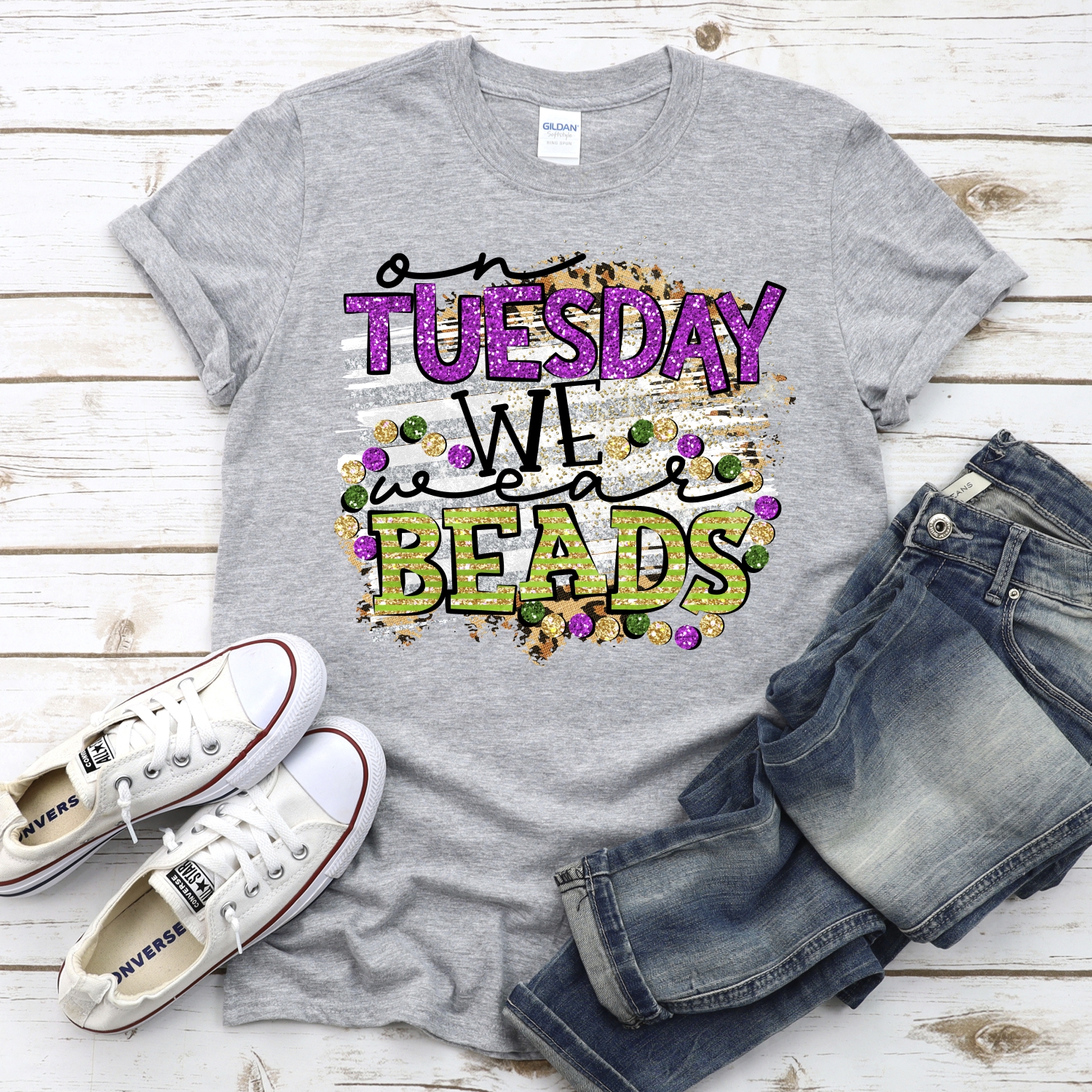 On Tuesday we wear beads *DTF* Transfer - Image 2