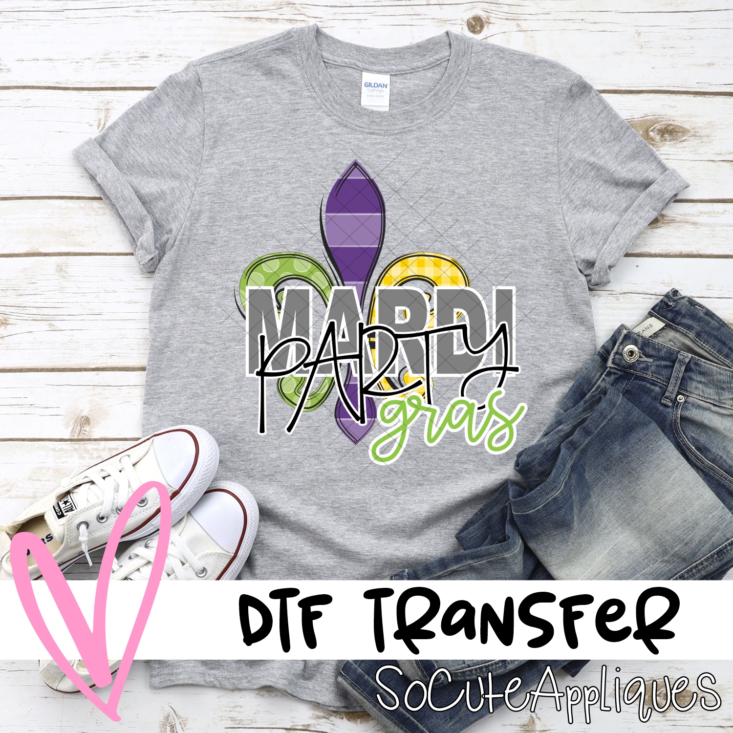 Mardi party Gras *DTF* Transfer