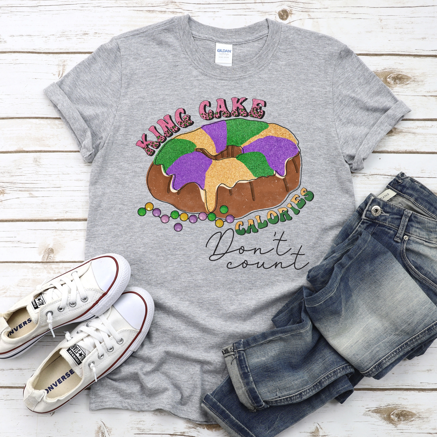 King cake calories dont count *DTF* Transfer - Image 2