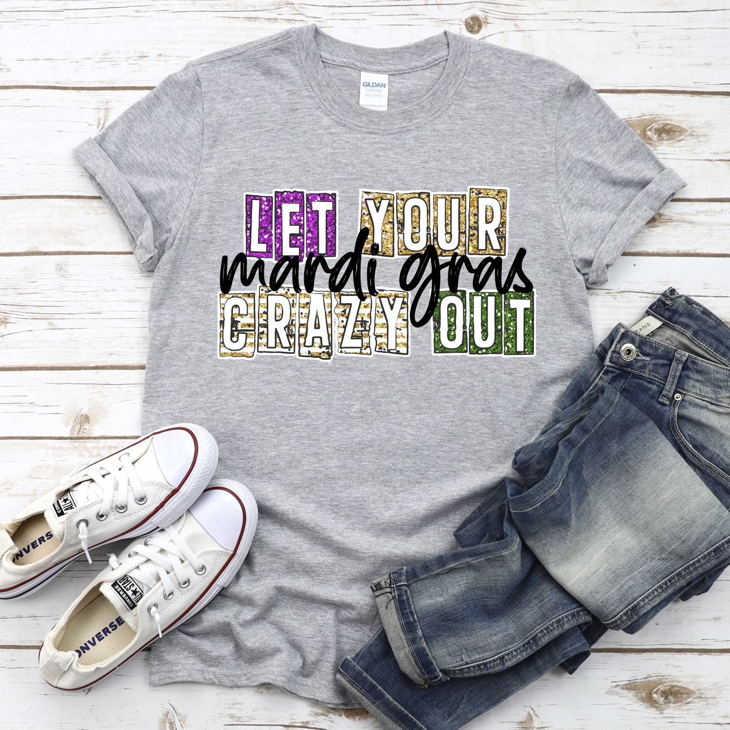 Let your crazy out *DTF* Transfer - Image 2