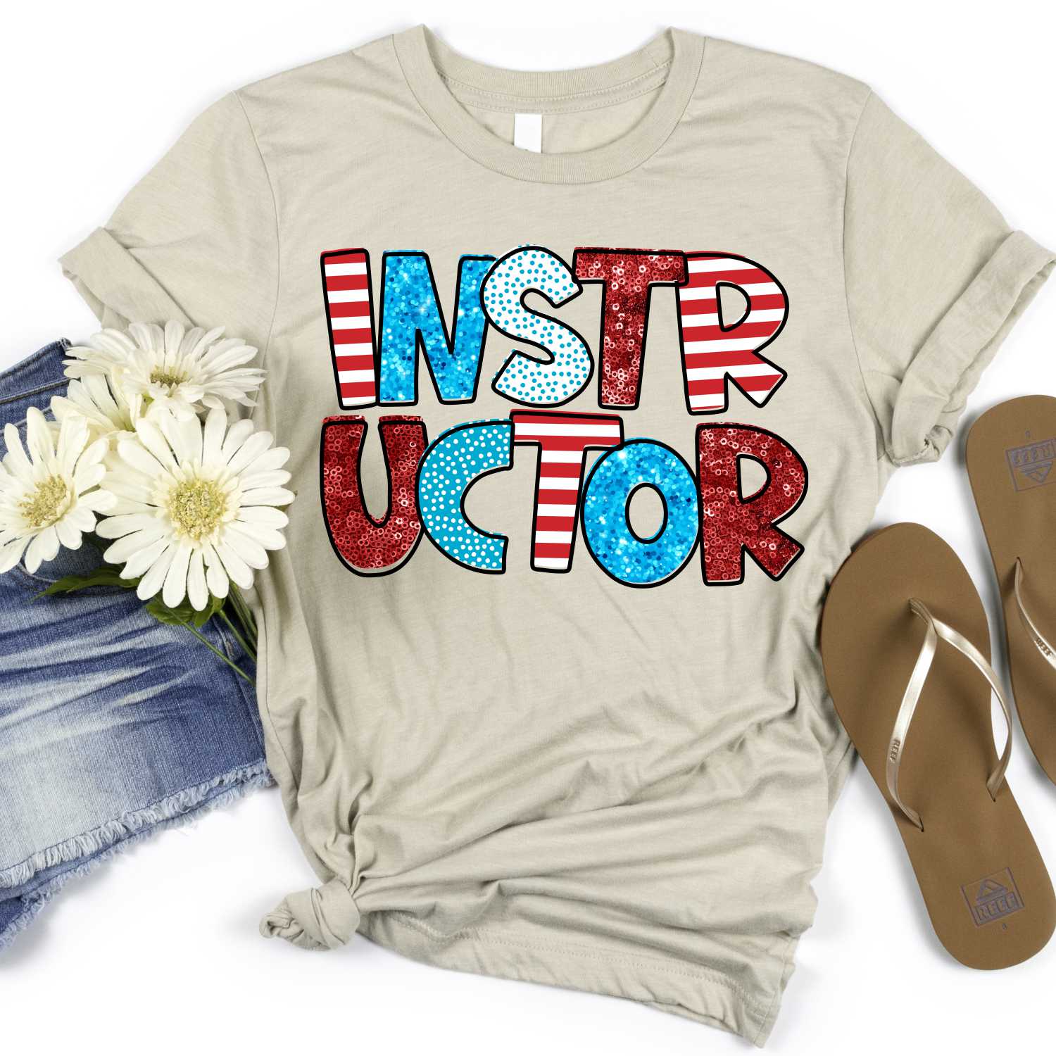 Instructor mixed glitter *DTF* Transfer
