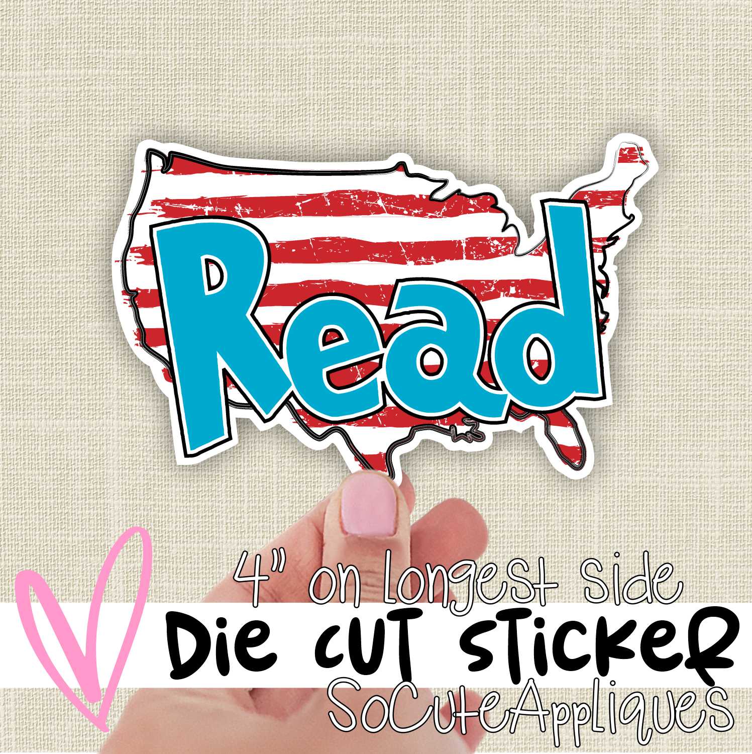 *DIE CUT STICKER* READ neutral on US