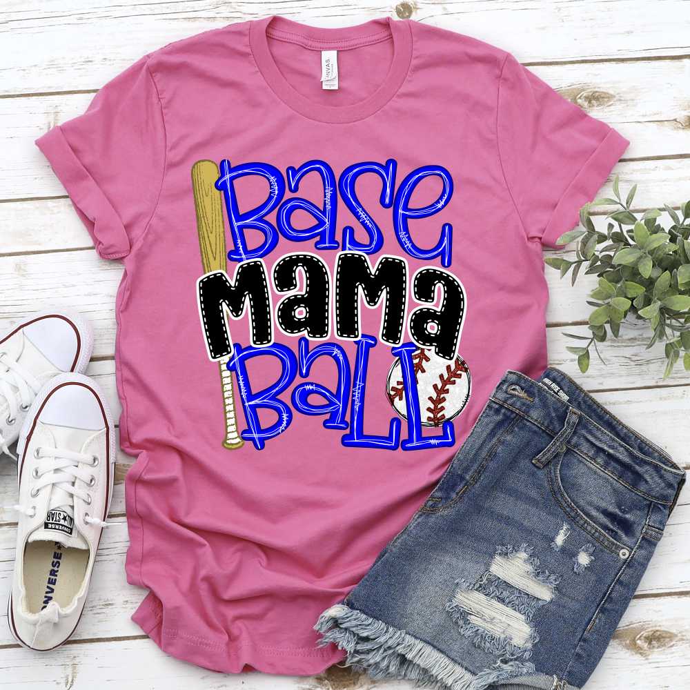 CUSTOM Baseball mama stacked *DTF* Transfer - Image 2
