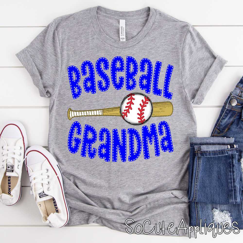 CUSTOM Baseball Grandma bat and plain ball *DTF* Transfer - Image 3