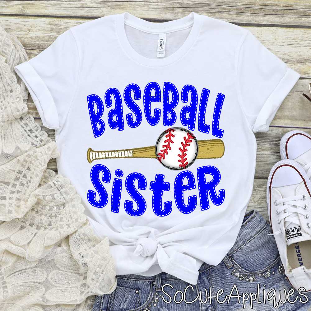 CUSTOM Baseball Sister bat and plain ball *DTF* Transfer - Image 3