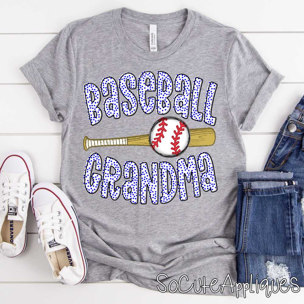 CUSTOM Baseball Grandma bat and plain ball *DTF* Transfer - Image 2