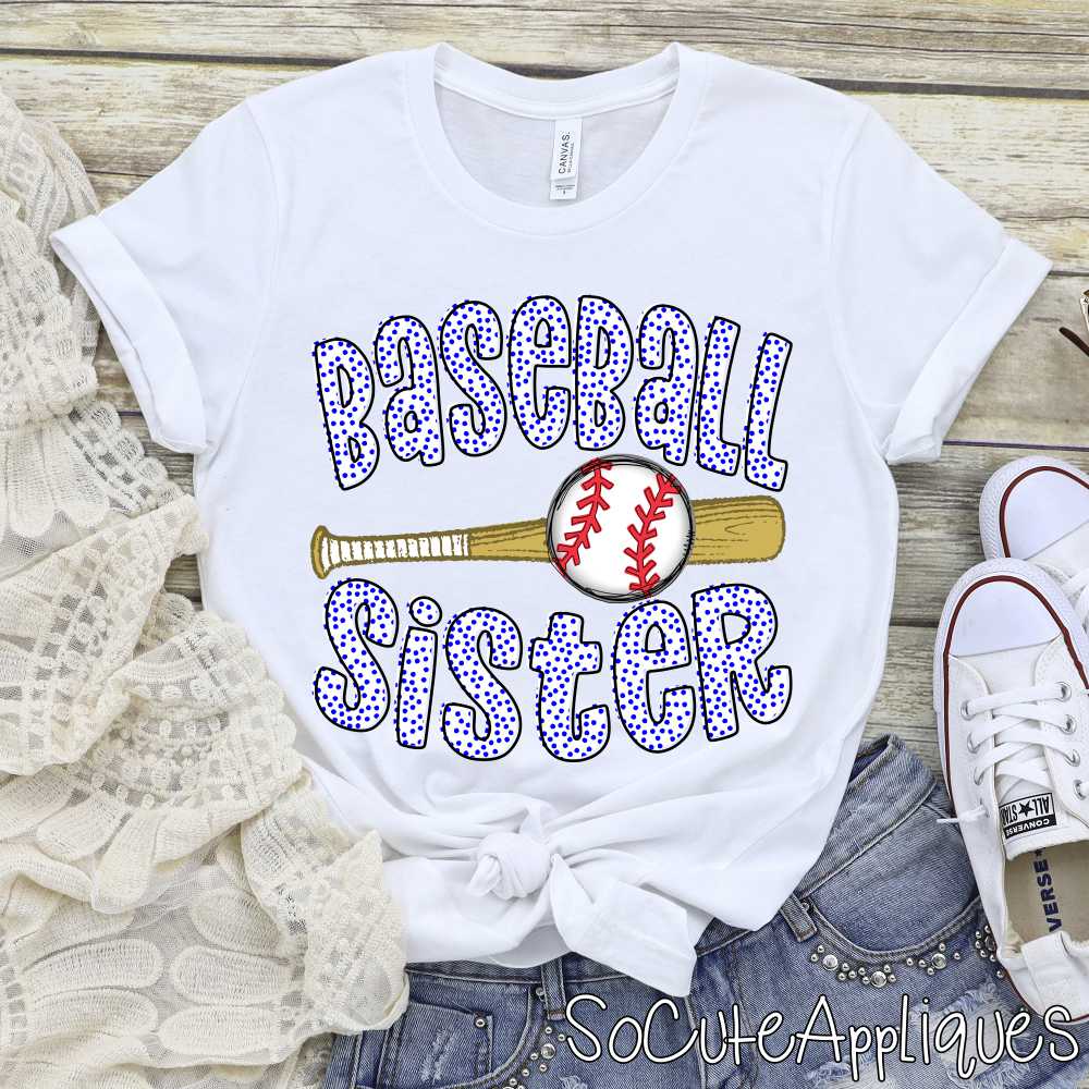 CUSTOM Baseball Sister bat and plain ball *DTF* Transfer - Image 2