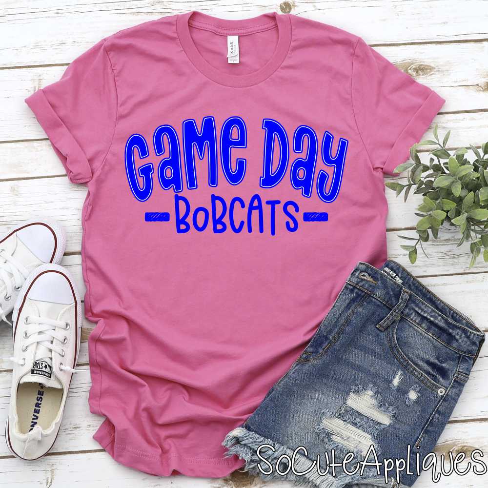 CUSTOM Game Day Mascot NEUTRAL arched 2-color *DTF* Transfer - Image 3