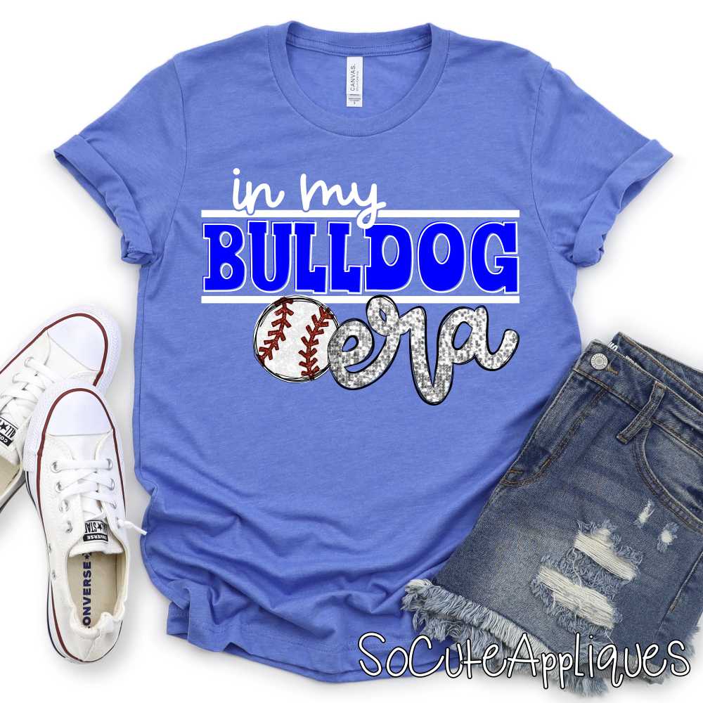 CUSTOM In my MASCOT era BASEBALL stripes WHITE *DTF* Transfer - Image 3