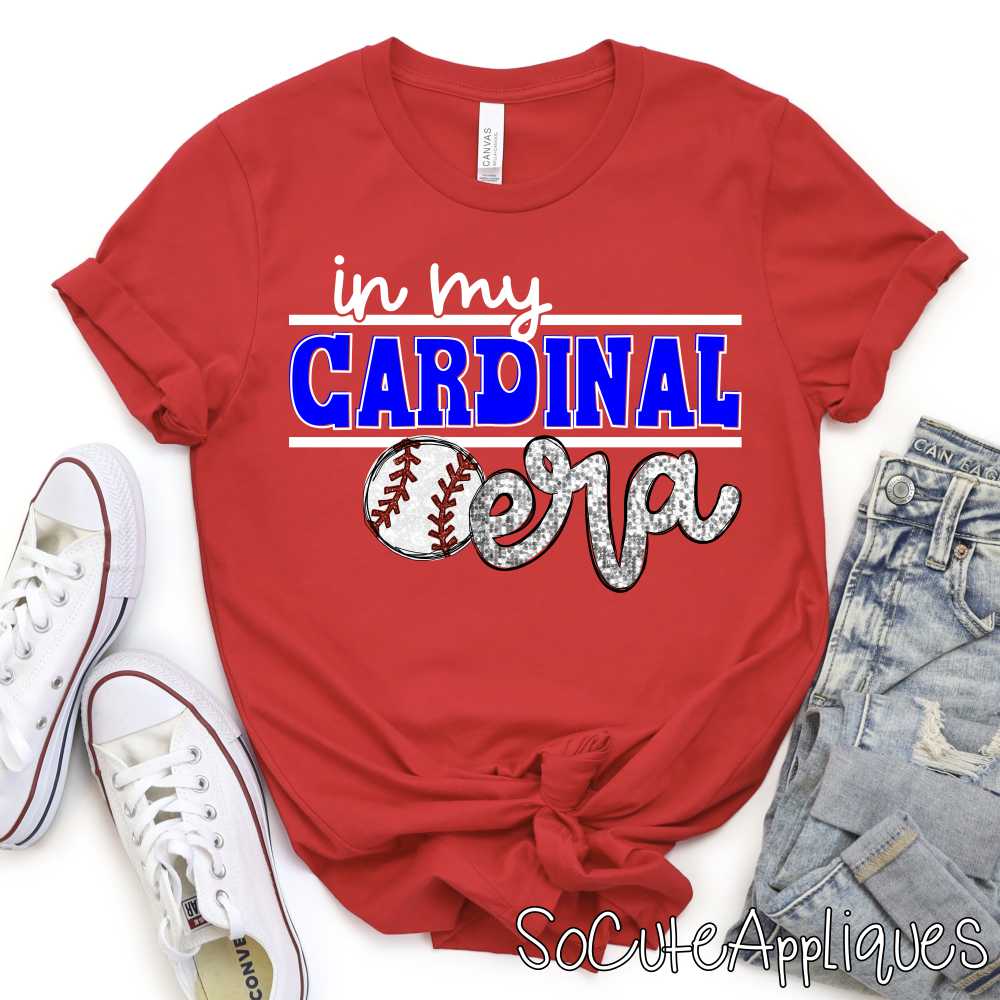 CUSTOM In my MASCOT era BASEBALL stripes WHITE *DTF* Transfer - Image 2