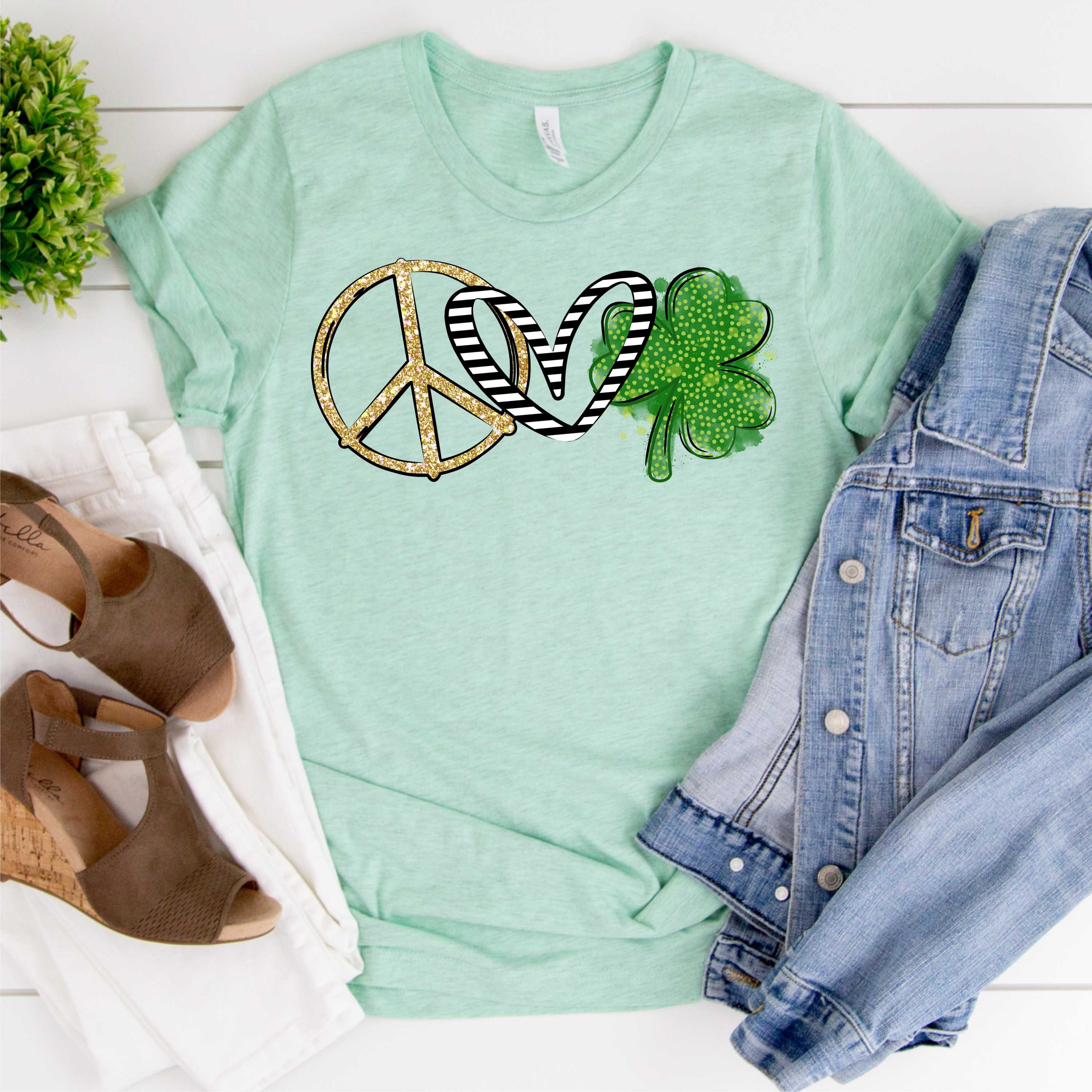 peace heart clover *DTF* Transfer