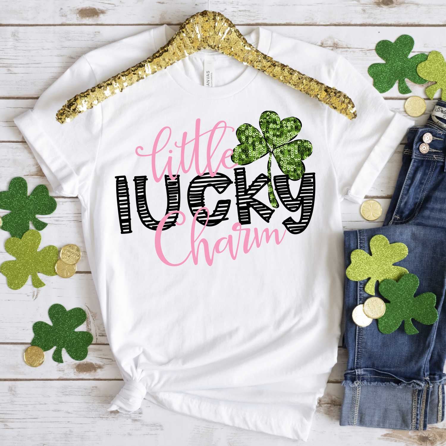 Little lucky charm pink *DTF* Transfer - Image 2