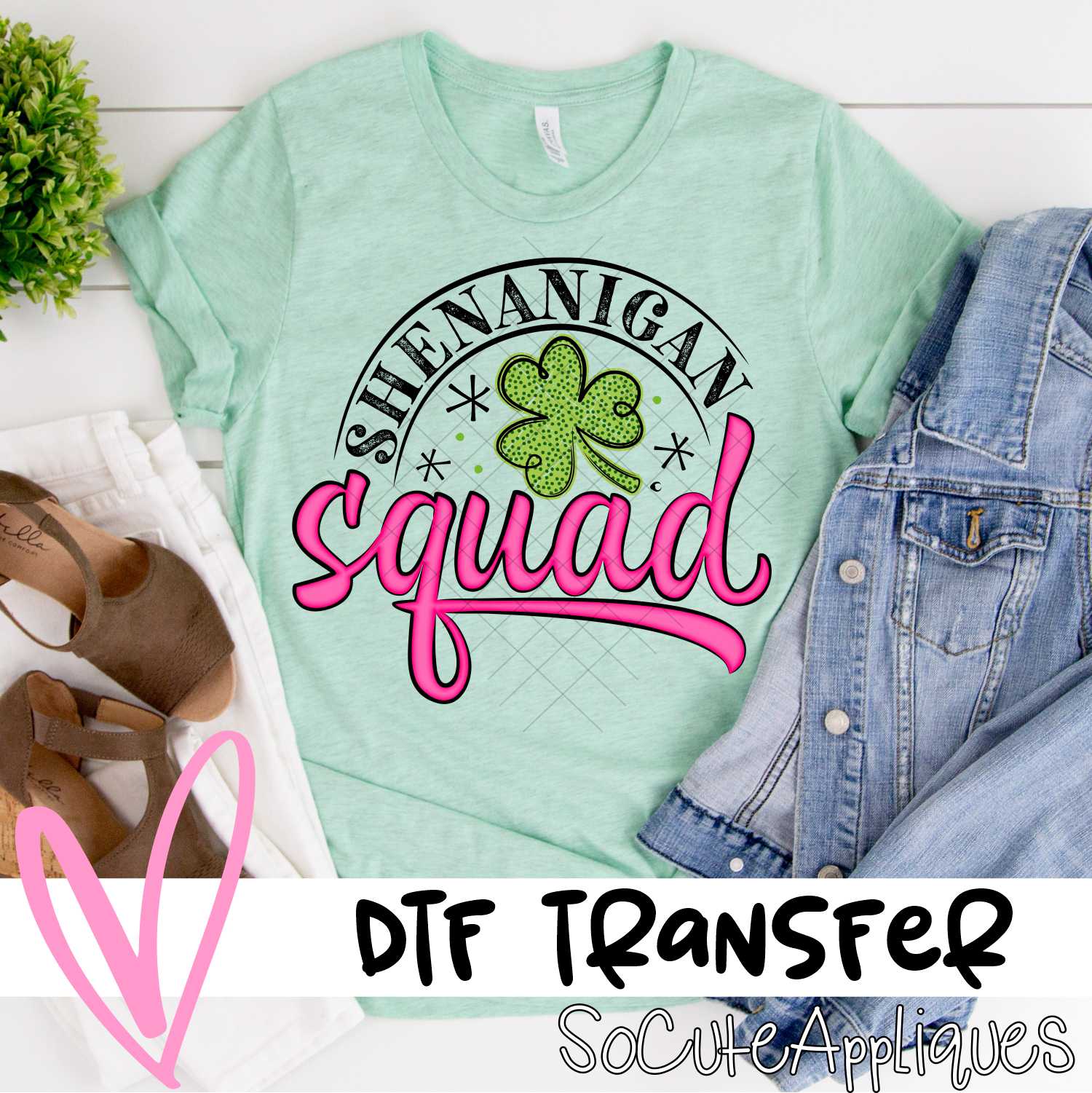 Shenanigan squad pink *DTF* Transfer