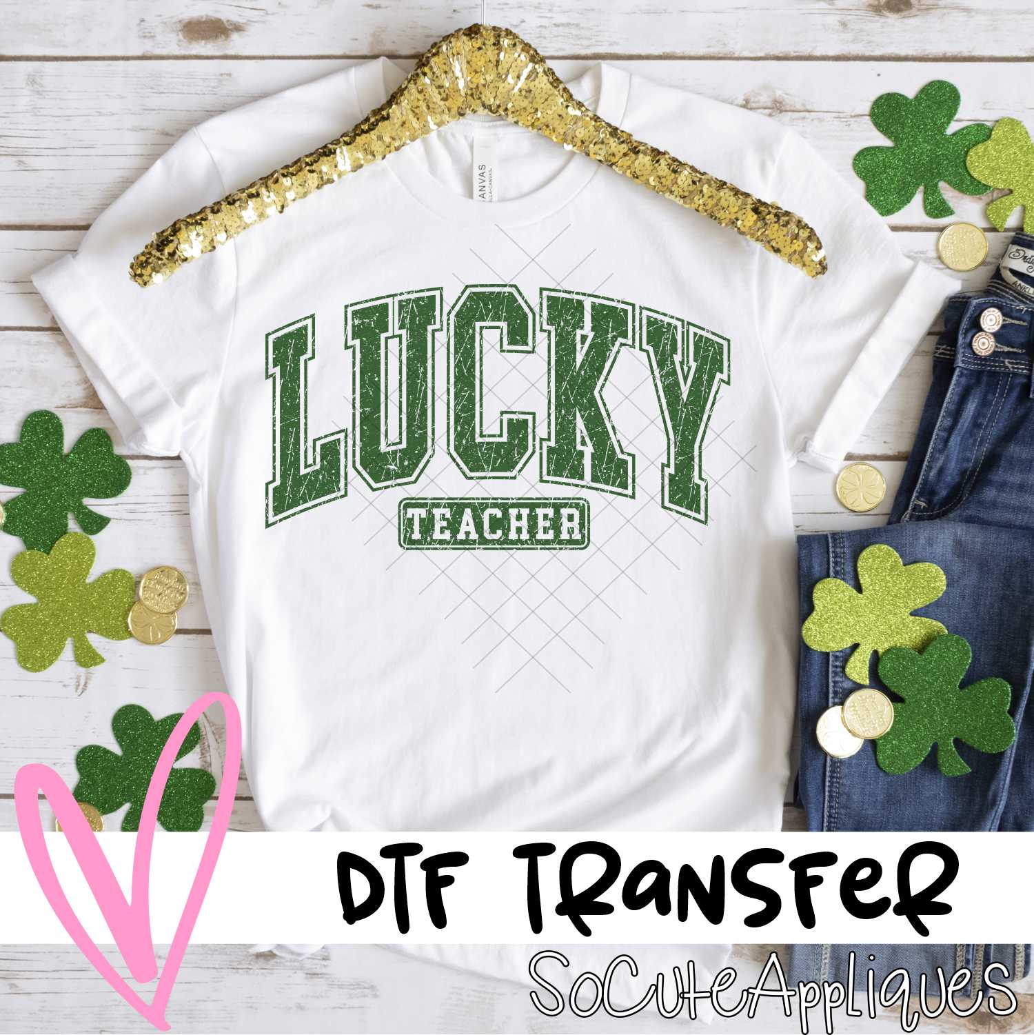 Lucky Teacher *DTF* Transfer