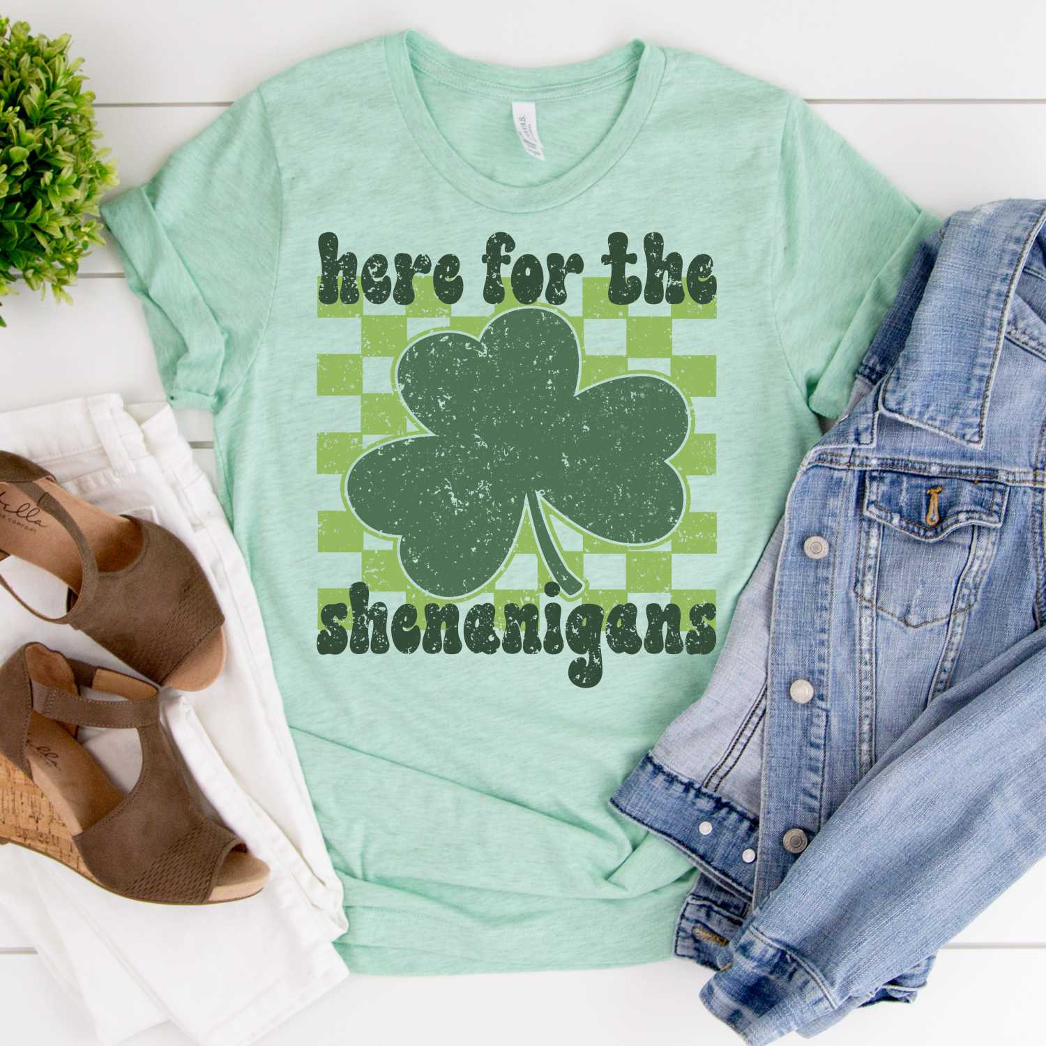 Here for the shenanigans on check clover *DTF* Transfer - Image 2
