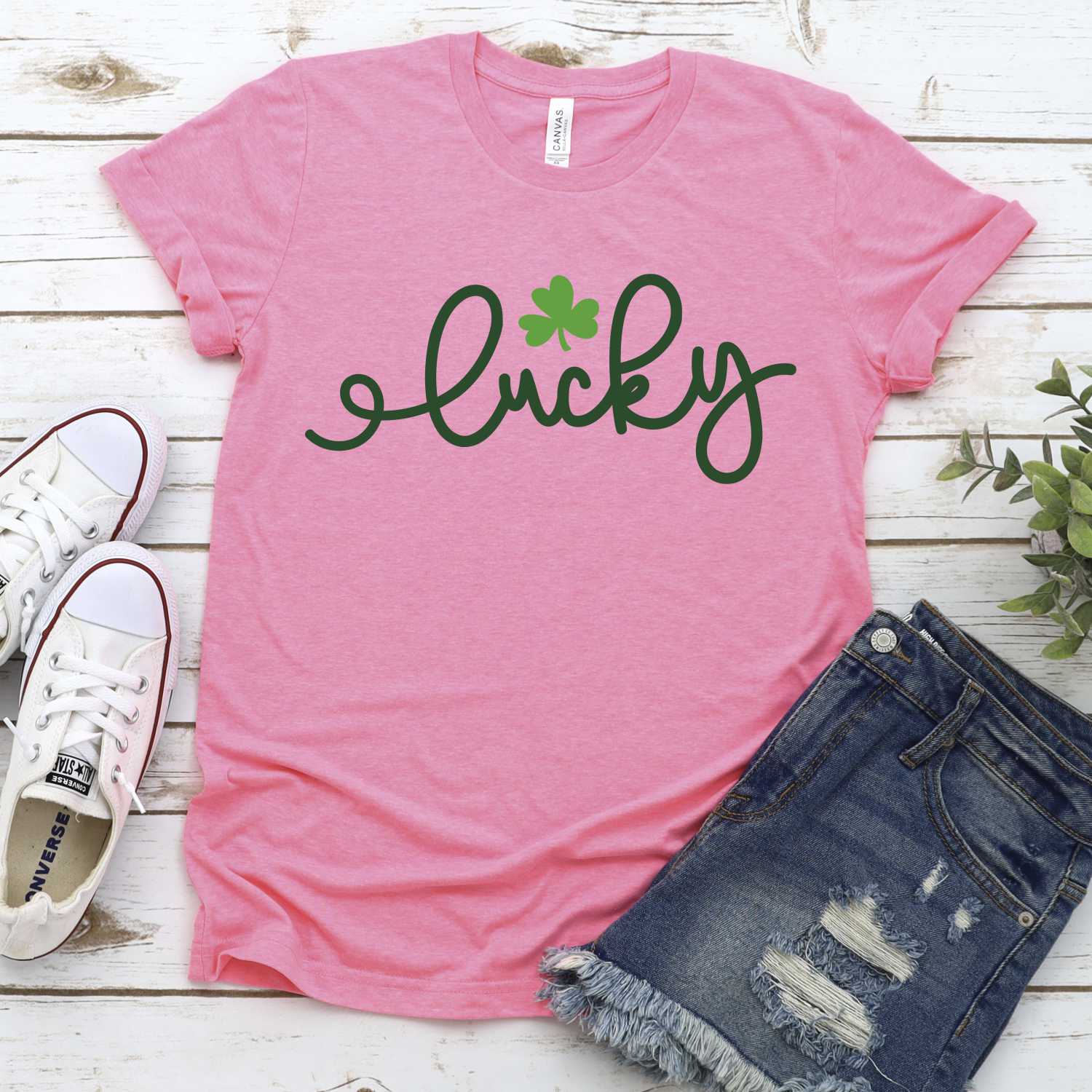 Lucky swirly with clover *DTF* Transfer - Image 2