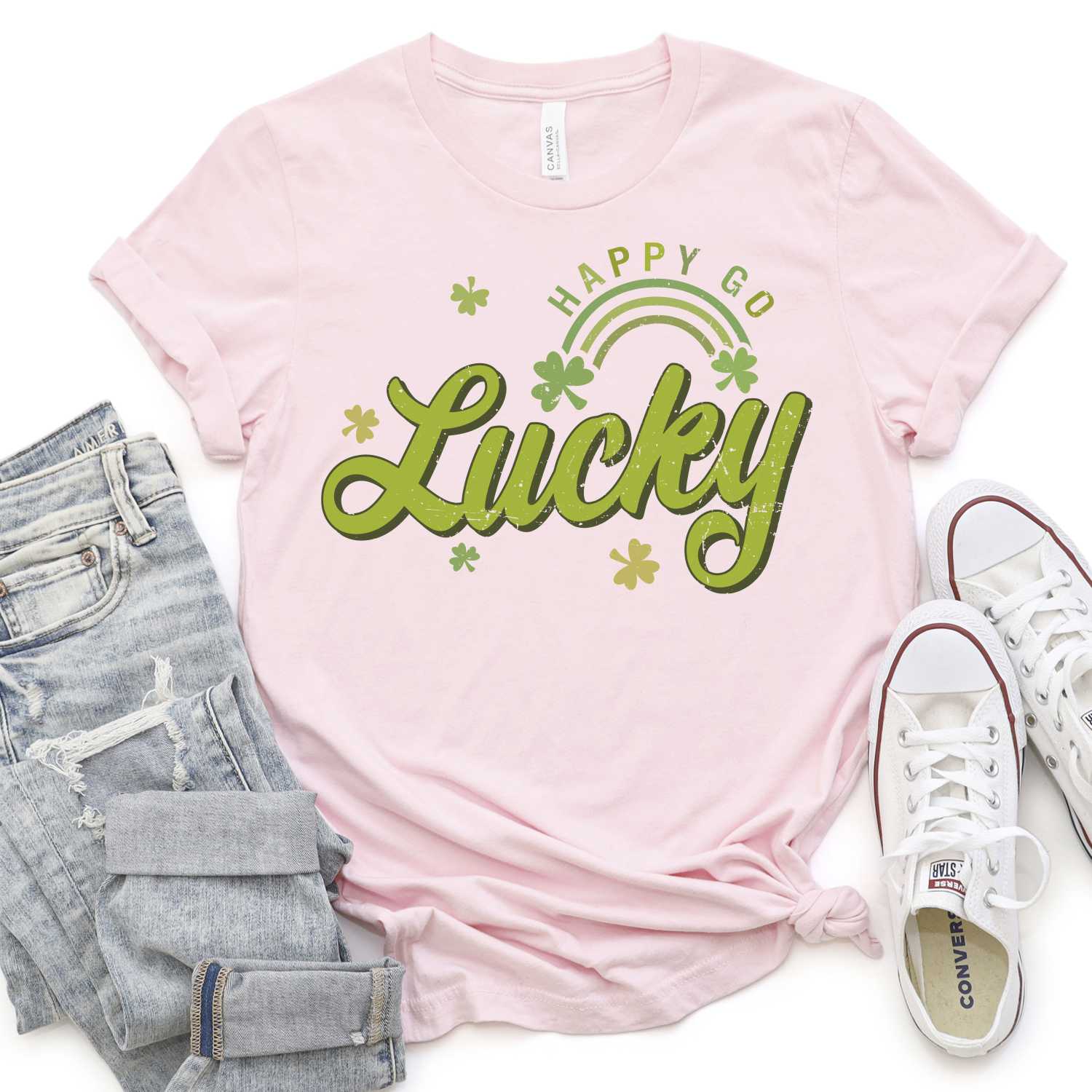 Happy go lucky *DTF* Transfer - Image 2
