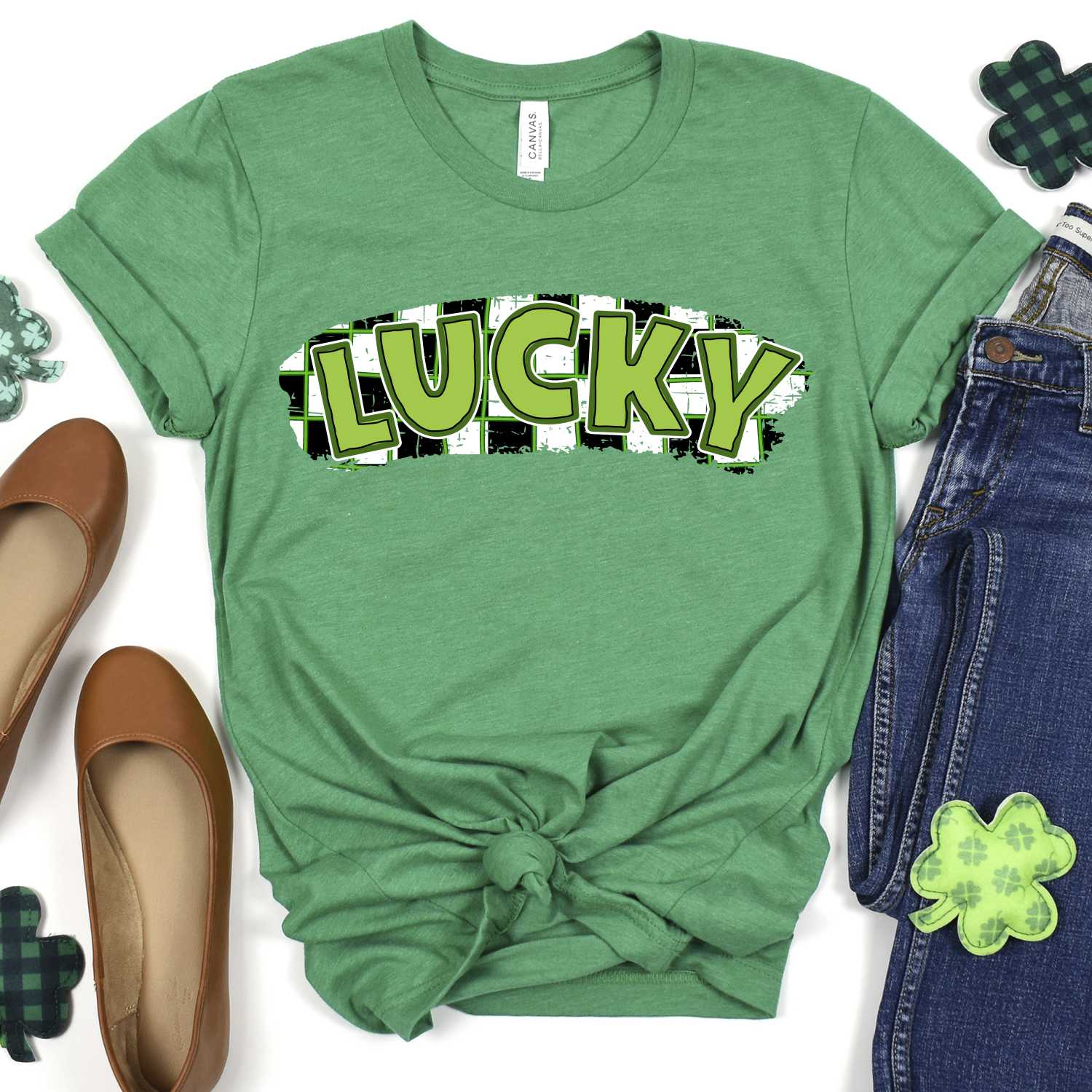 Lucky block on white check *DTF* Transfer - Image 2