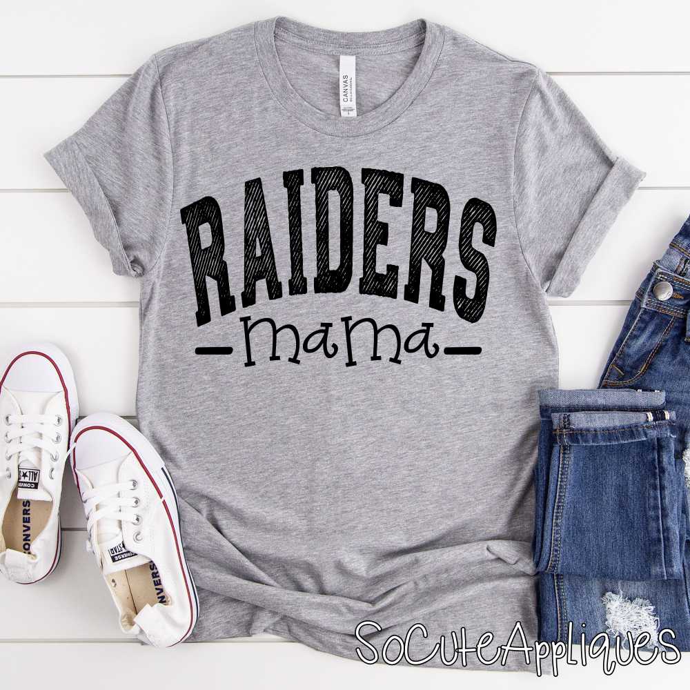 CUSTOM Mascot Mama arched BLACK *DTF* Transfer - Image 7