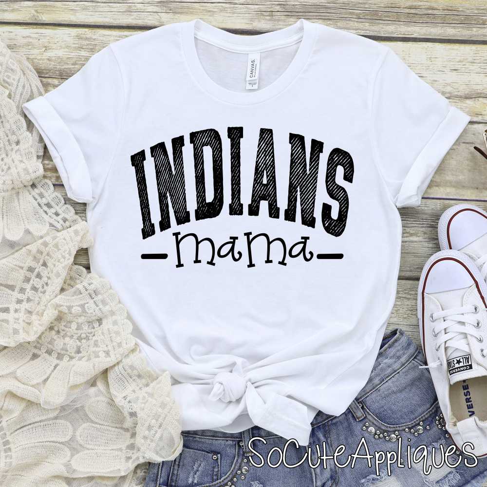 CUSTOM Mascot Mama arched BLACK *DTF* Transfer - Image 6