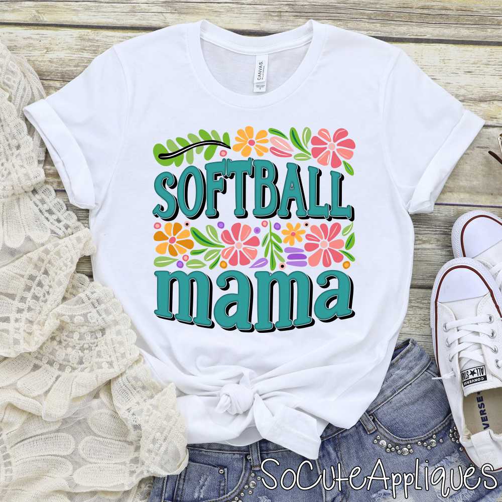 Sports mama flowers *DTF* Transfer 20+ Choices - Image 21