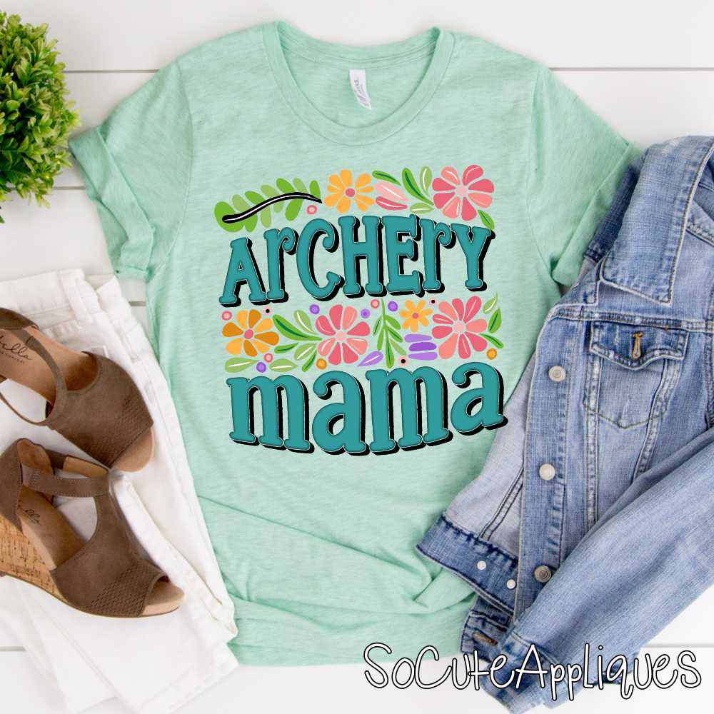 Sports mama flowers *DTF* Transfer 20+ Choices - Image 13