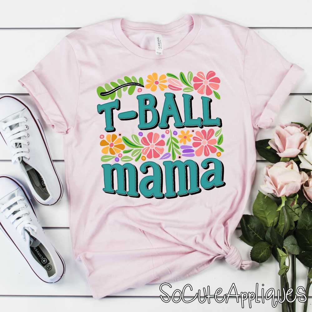 Sports mama flowers *DTF* Transfer 20+ Choices - Image 2