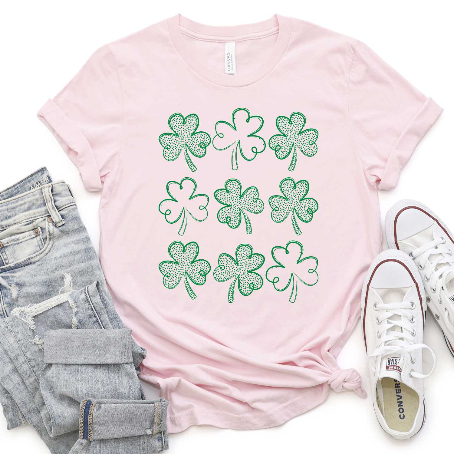 *NEW* Clover pack green ADULT screen print – socuteappliques.net