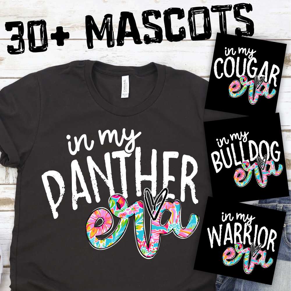 CUSTOM In my MASCOT era BRIGHT *DTF* Transfer