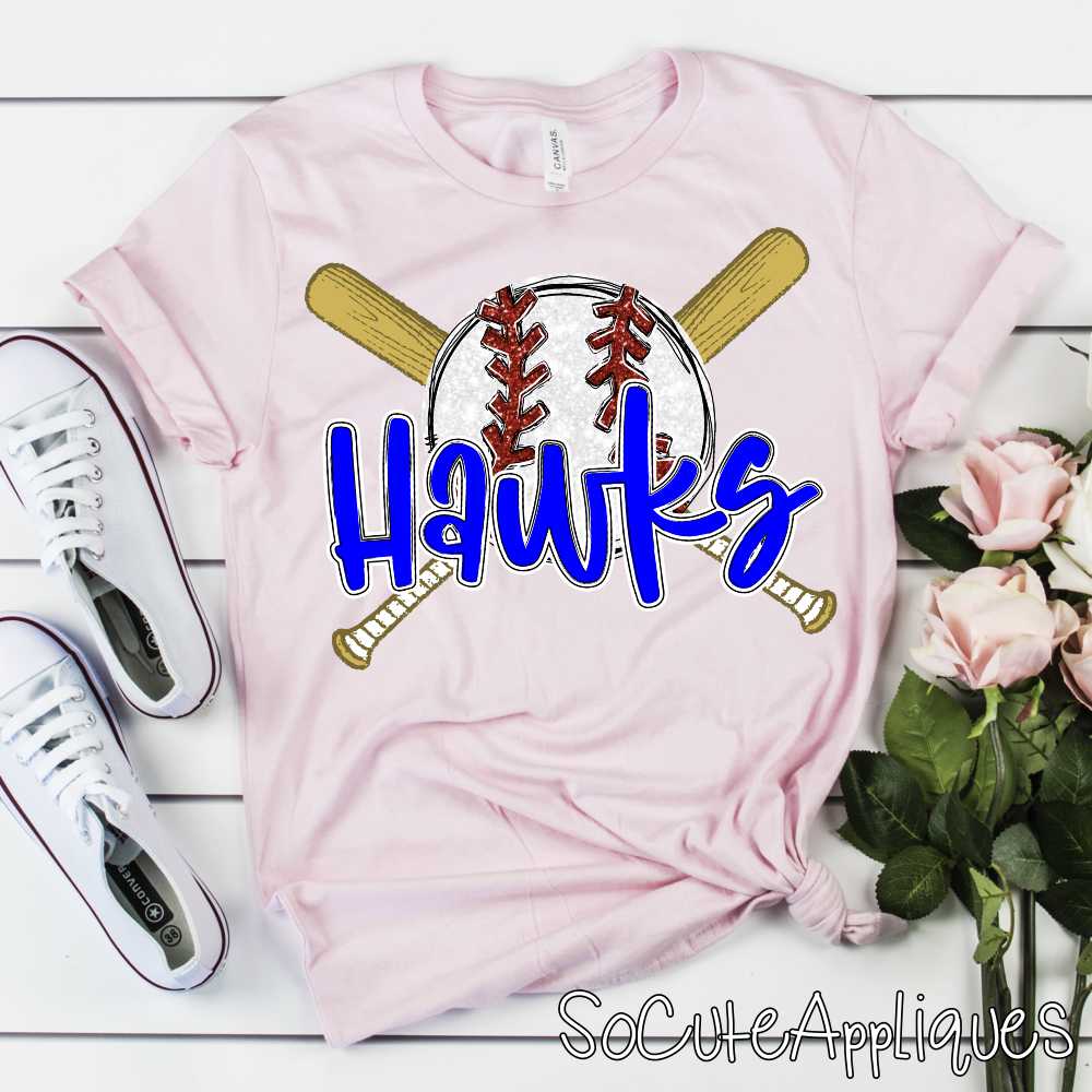 CUSTOM MASCOT Baseball crossed bats *DTF* Transfer - Image 7