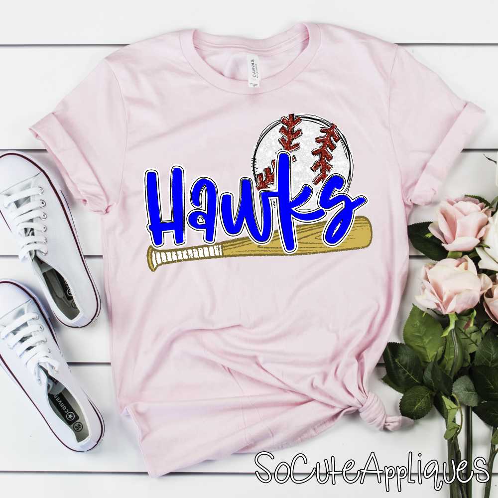 CUSTOM MASCOT Baseball with bat and ball *DTF* Transfer - Image 7