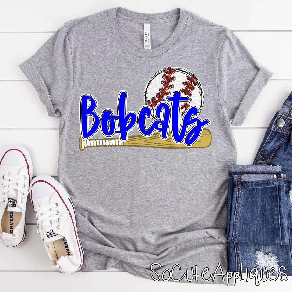 CUSTOM MASCOT Baseball with bat and ball *DTF* Transfer - Image 6