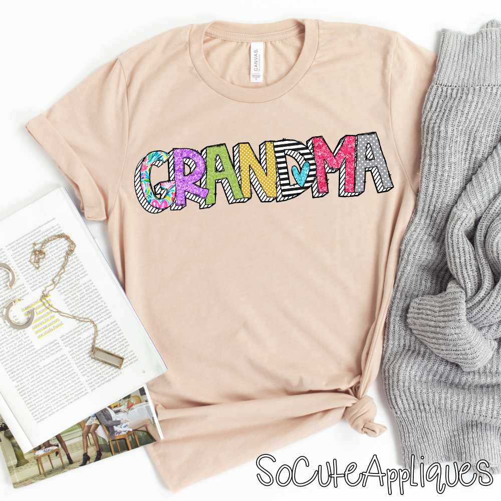 CUSTOM Bright Grandma names *DTF* Transfer - Image 7