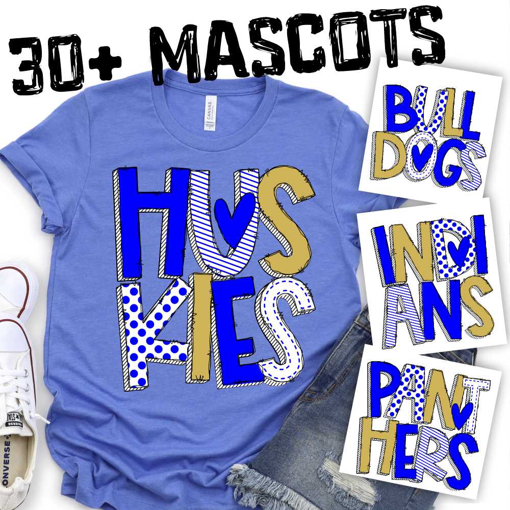 CUSTOM MASCOT Team color mixed print mascot *DTF* Transfer