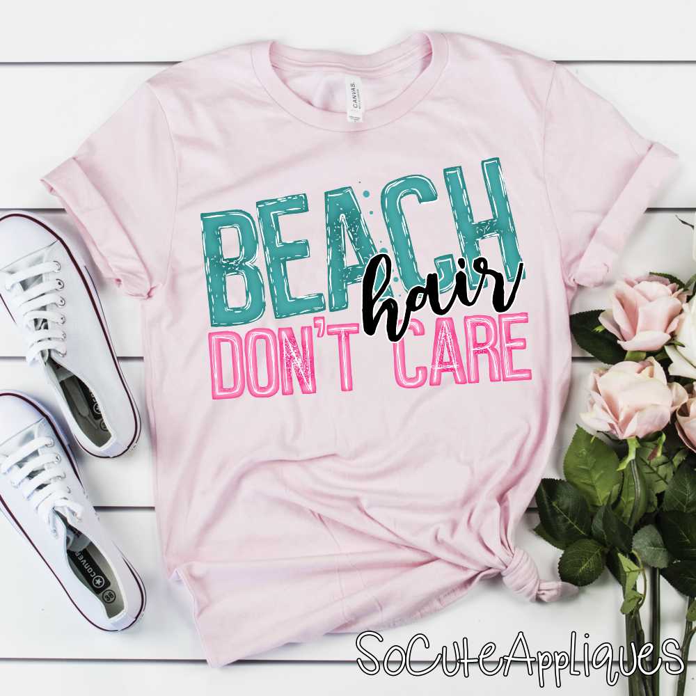 Beach hair dont care *DTF* Transfer