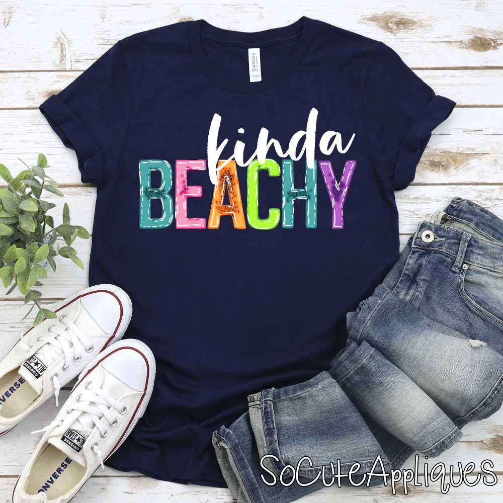Kinda beachy bright white *DTF* Transfer