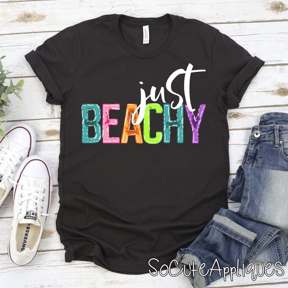 Just beachy bright white *DTF* Transfer
