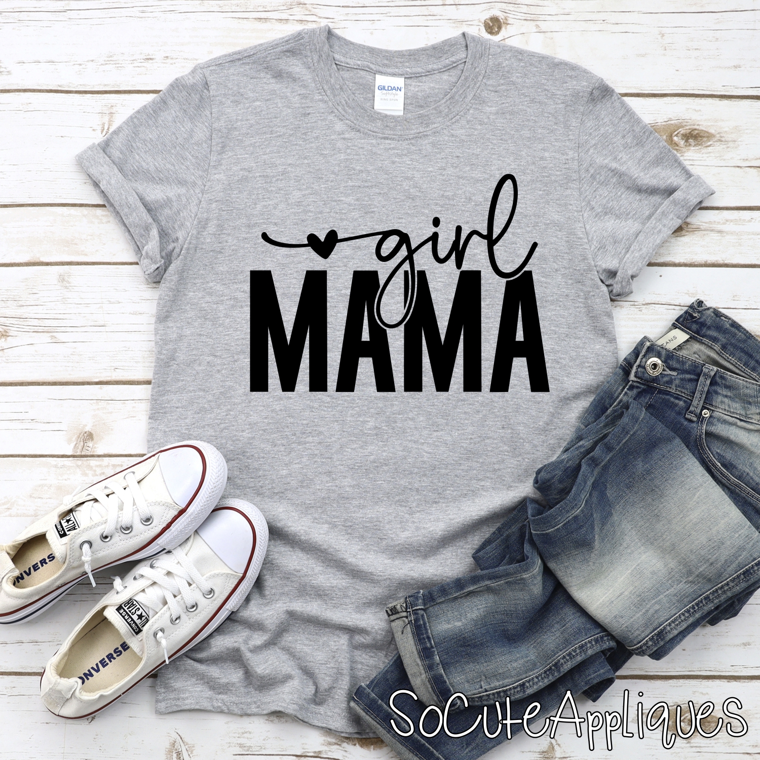 Girl Mama BLACK *DTF* Transfer