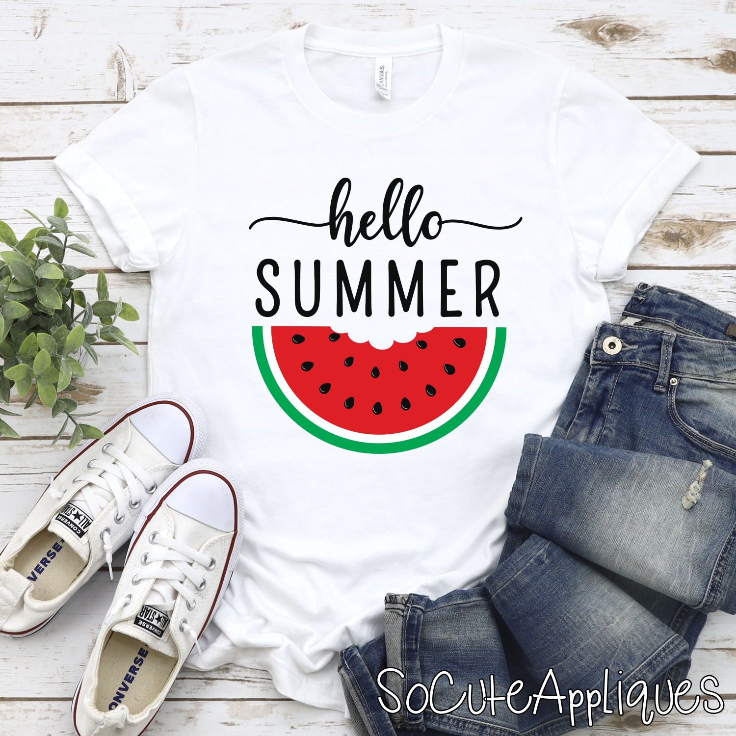 Hello Summer WATERMELON *DTF* Transfer