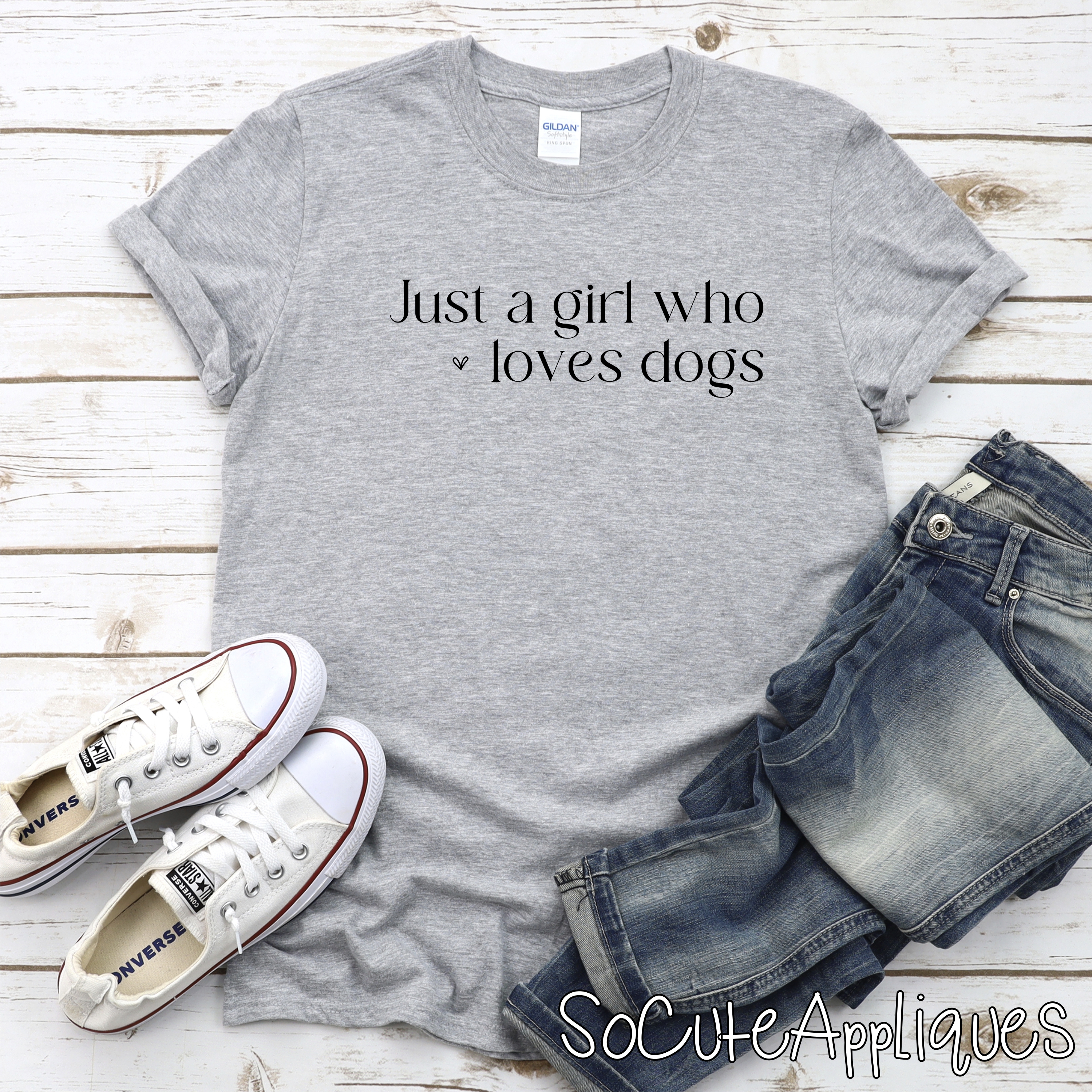 Just a girl who loves dogs DTF* Transfer