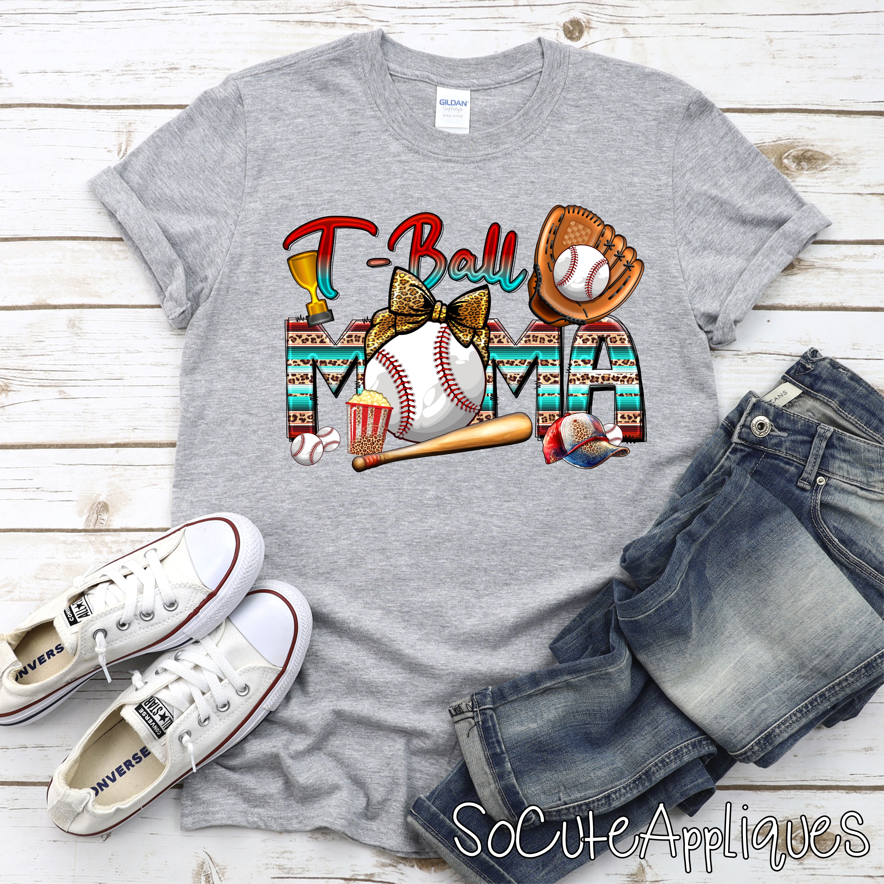 T-Ball Moma *DTF* Transfer